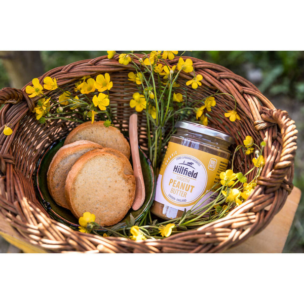 Krem orzechowy smooth 100% z orzeszków ziemnych BIO 300 g Hillfield