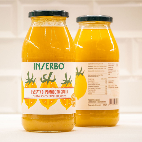Passata z żółtych pomidorów BIO 500 g Inserbo